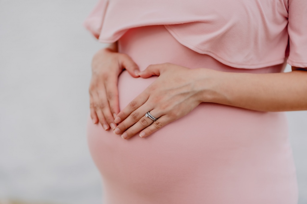Размер живота во время беременности